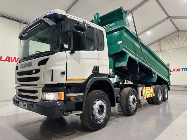 Scania P360 8×4 Rest Cab Steel Tipper Manual