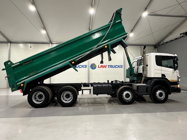 Scania P360 8×4 Rest Cab Steel Tipper Manual