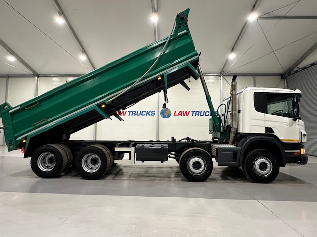 Scania P360 8×4 Rest Cab Steel Tipper Manual