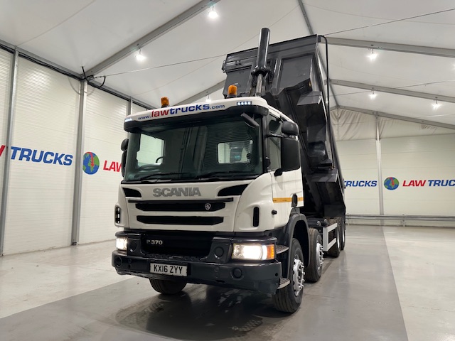 Scania P370 8×4 Day Cab Tipper Manual