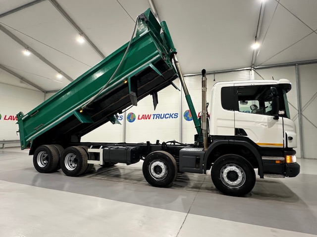 Scania P360 8×4 Rest Cab Steel Tipper Manual