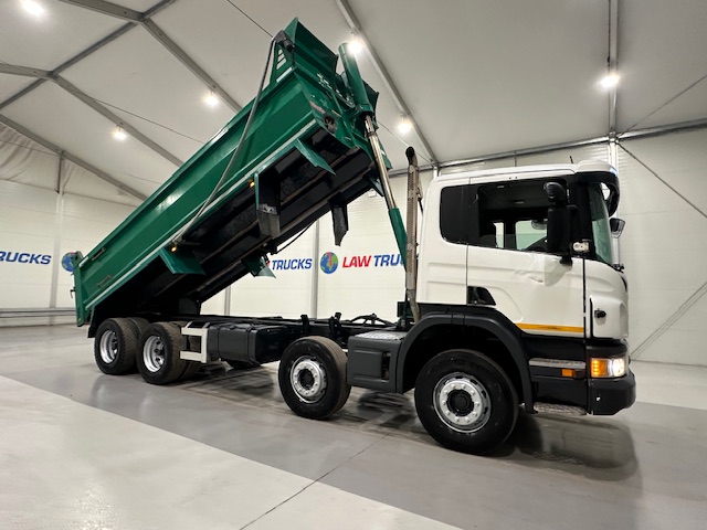Scania P360 8×4 Rest Cab Steel Tipper Manual