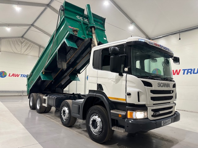 Scania P360 8×4 Rest Cab Steel Tipper Manual