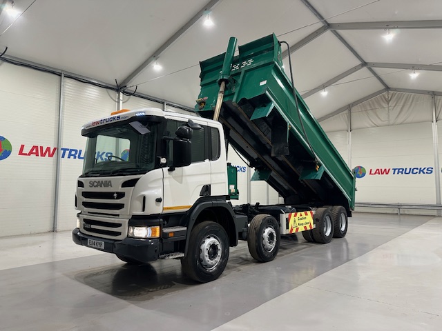 Scania P360 8×4 Rest Cab Steel Tipper Manual