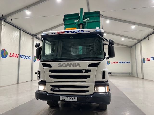 Scania P360 8×4 Rest Cab Steel Tipper Manual