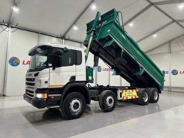 Scania P360 8×4 Rest Cab Steel Tipper Manual