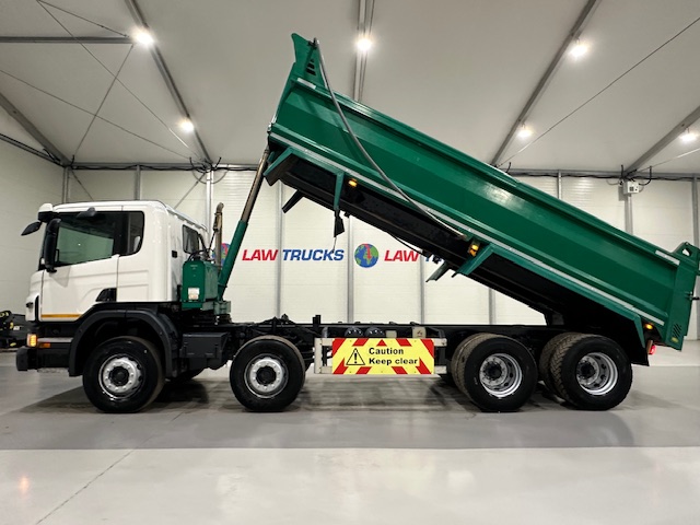 Scania P360 8×4 Rest Cab Steel Tipper Manual