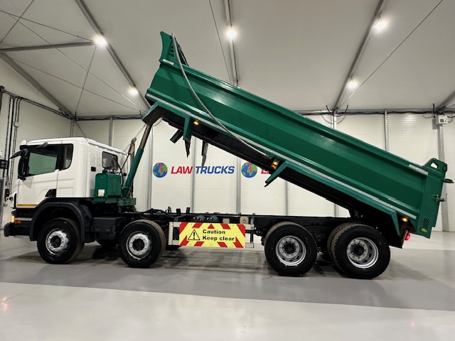 Scania P360 8×4 Rest Cab Steel Tipper Manual