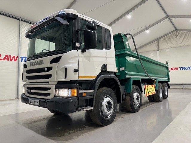 Scania P360 8×4 Rest Cab Steel Tipper Manual