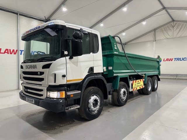 Scania P360 8×4 Rest Cab Steel Tipper Manual