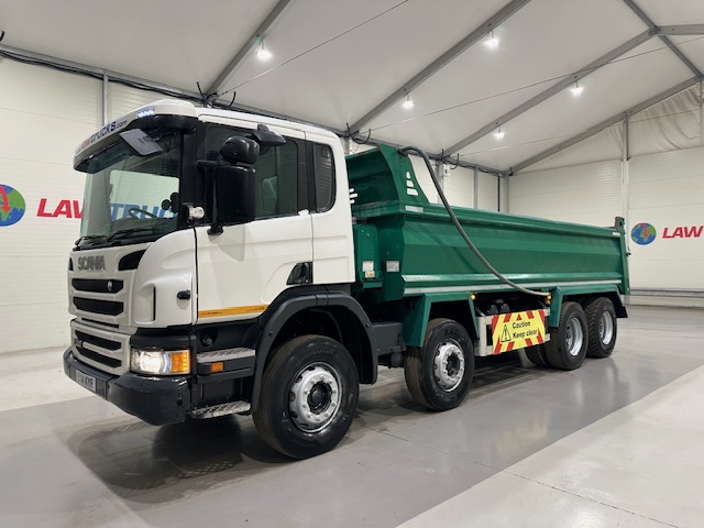 Scania P360 8×4 Rest Cab Steel Tipper Manual