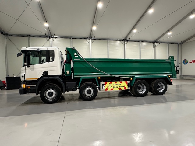 Scania P360 8×4 Rest Cab Steel Tipper Manual