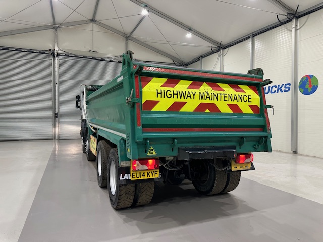 Scania P360 8×4 Rest Cab Steel Tipper Manual