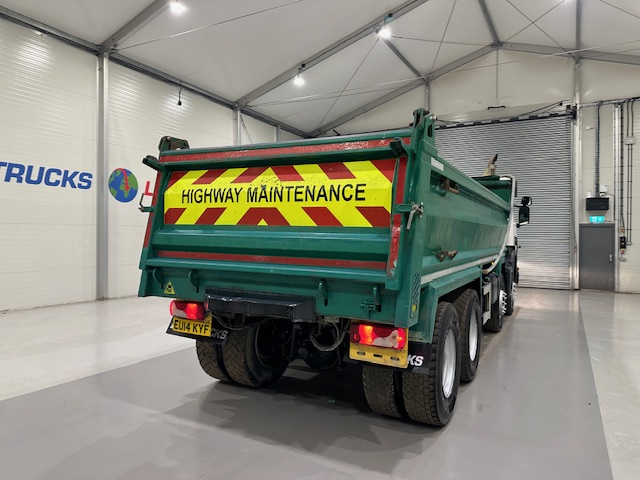 Scania P360 8×4 Rest Cab Steel Tipper Manual