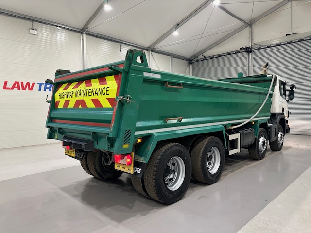 Scania P360 8×4 Rest Cab Steel Tipper Manual