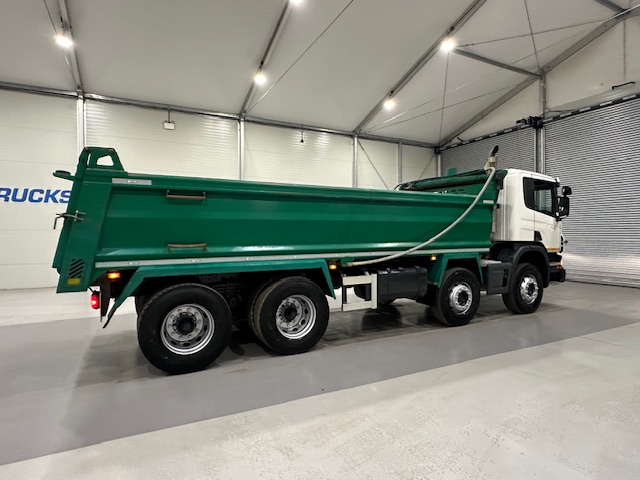 Scania P360 8×4 Rest Cab Steel Tipper Manual