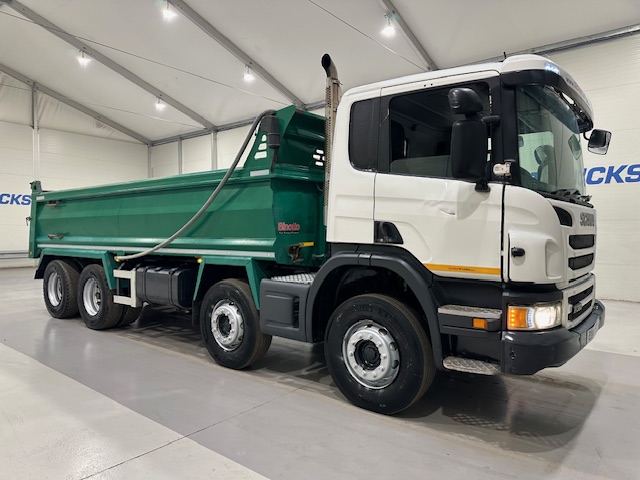 Scania P360 8×4 Rest Cab Steel Tipper Manual