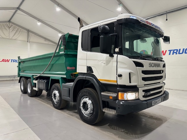 Scania P360 8×4 Rest Cab Steel Tipper Manual