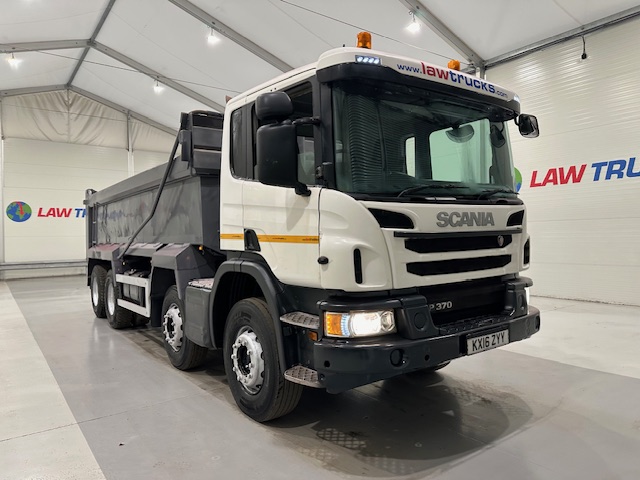 Scania P370 8×4 Day Cab Tipper Manual