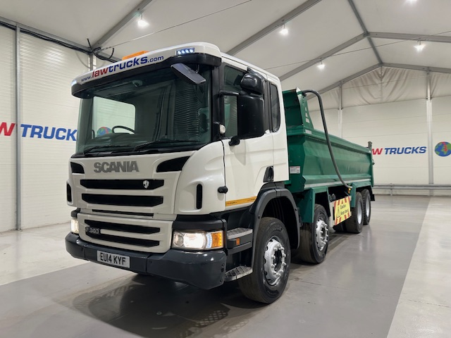 Scania P360 8×4 Rest Cab Steel Tipper Manual