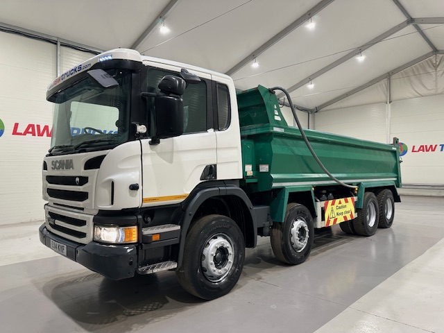 Scania P360 8×4 Rest Cab Steel Tipper Manual