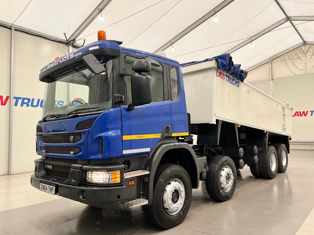 Scania P370 8×4 Rest Cab Tipper Manual