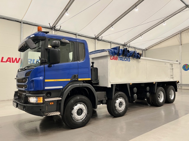 Scania P370 8×4 Rest Cab Tipper Manual