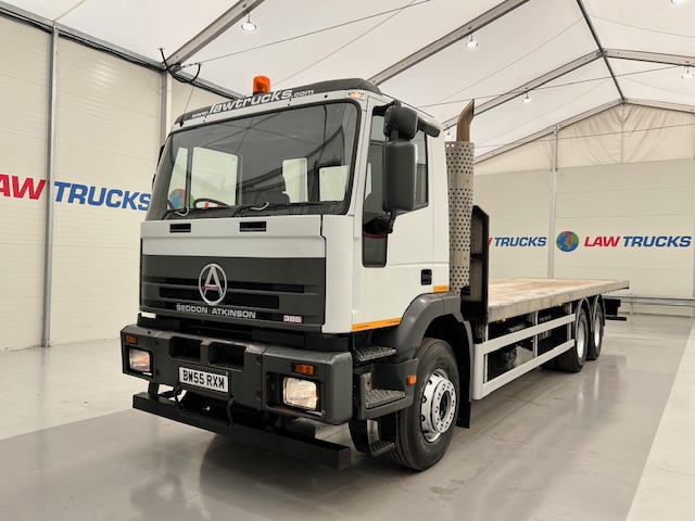 Seddon Atkinson Strato 385 6×4 Double Drive Flatbed