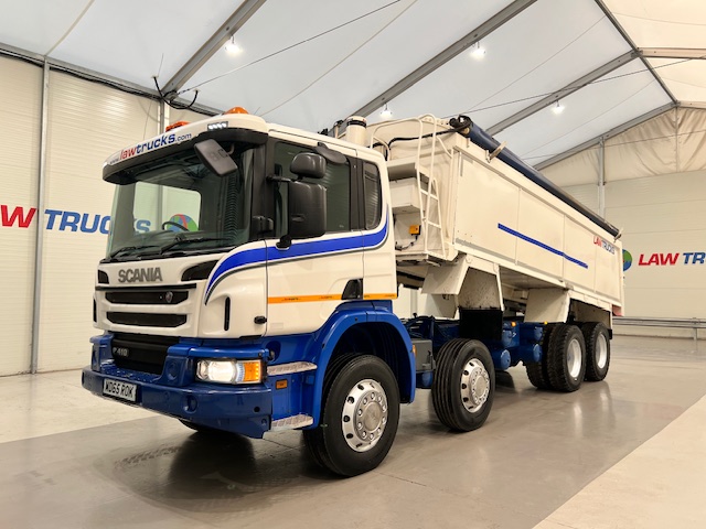 Scania P410 8×4 Rest Cab Tipper Manual