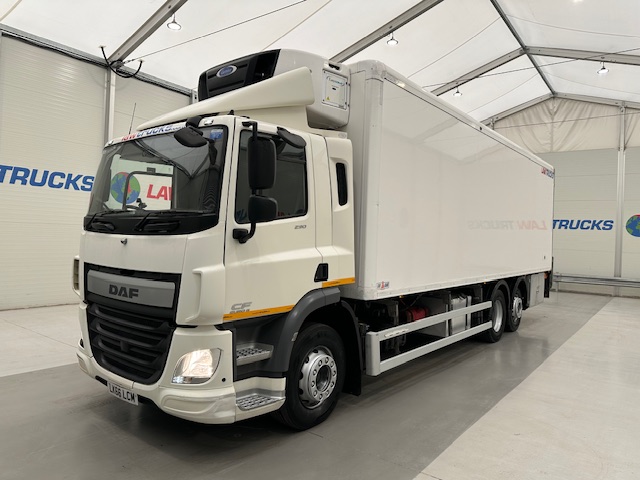 DAF CF 290 6×2 Rear Steer Fridge Box