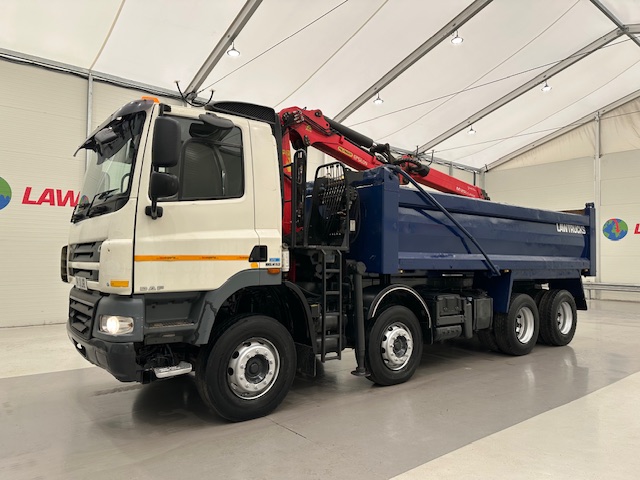 DAF CF85 410 8×4 Day Cab Steel Tipper Grab