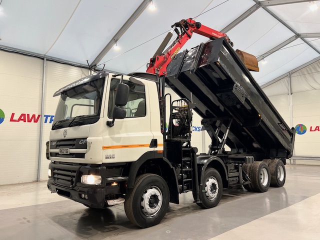 DAF CF85 410 8×4 Day Cab Steel Tipper Grab