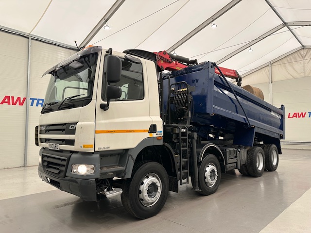 DAF CF85 410 8×4 Day Cab Steel Tipper Grab