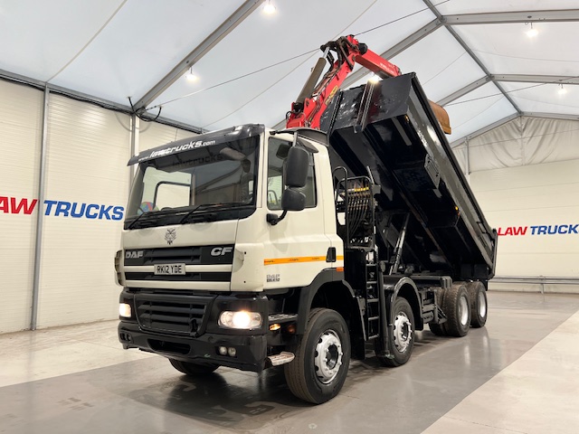 DAF CF85 410 8×4 Day Cab Steel Tipper Grab