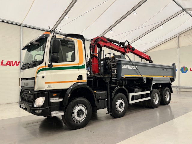 DAF CF 400 8×4 Day Cab Steel Tipper Grab