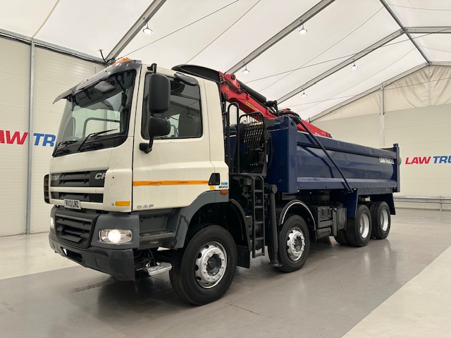 DAF CF85 410 8×4 Day Cab Steel Tipper Grab