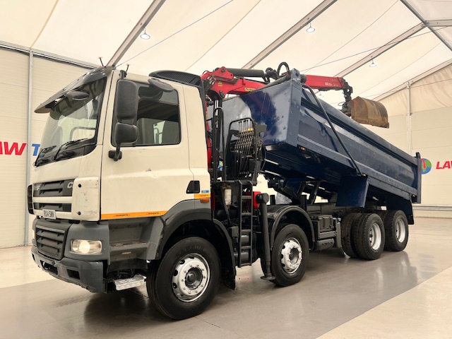 DAF CF85 410 8×4 Day Cab Steel Tipper Grab