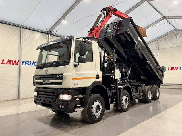 DAF CF85 410 8×4 Day Cab Steel Tipper Grab