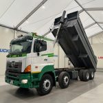 Hino 3241 700 8×4 Sleeper Cab Steel Tipper - thumbnail