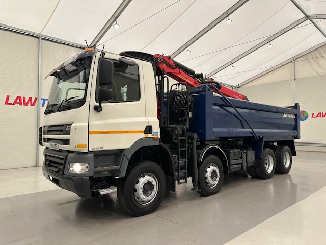DAF CF85 410 8×4 Day Cab Steel Tipper Grab