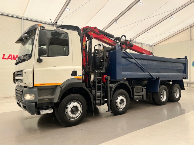 DAF CF85 410 8×4 Day Cab Steel Tipper Grab