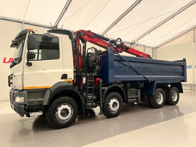 DAF CF85 410 8×4 Day Cab Steel Tipper Grab