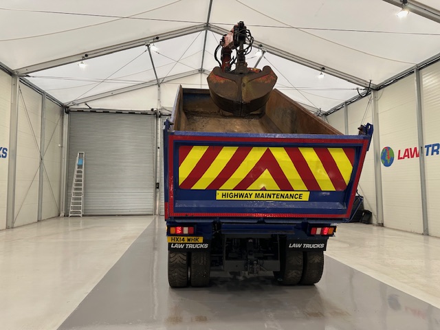 DAF CF75 310 6×4 Steel Tipper Grab Manual