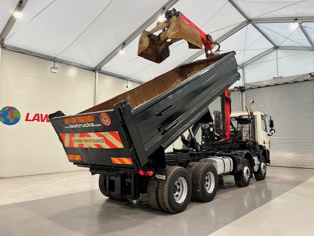 DAF CF85 410 8×4 Day Cab Steel Tipper Grab