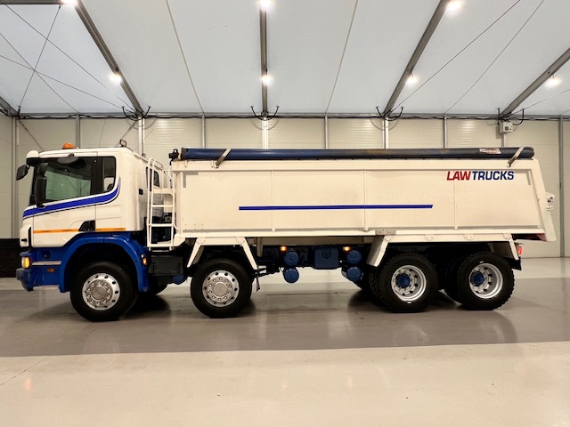 Scania P410 8×4 Rest Cab Tipper Manual