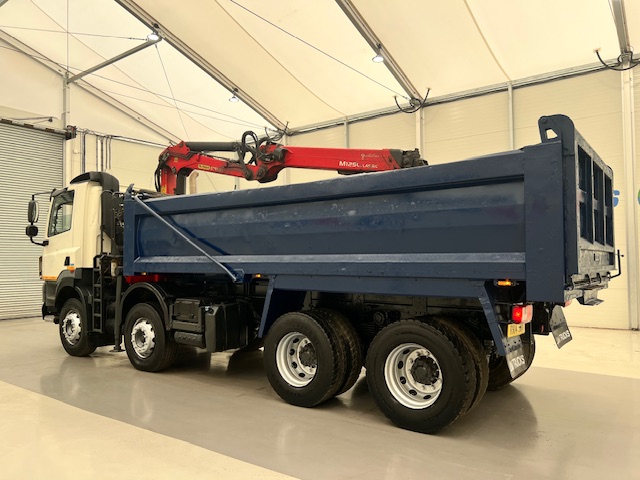 DAF CF85 410 8×4 Day Cab Steel Tipper Grab