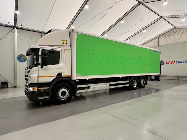 Scania P280 6×2 Rear Lift Day Cab Fridge Box