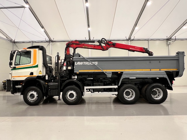 DAF CF 400 8×4 Day Cab Steel Tipper Grab