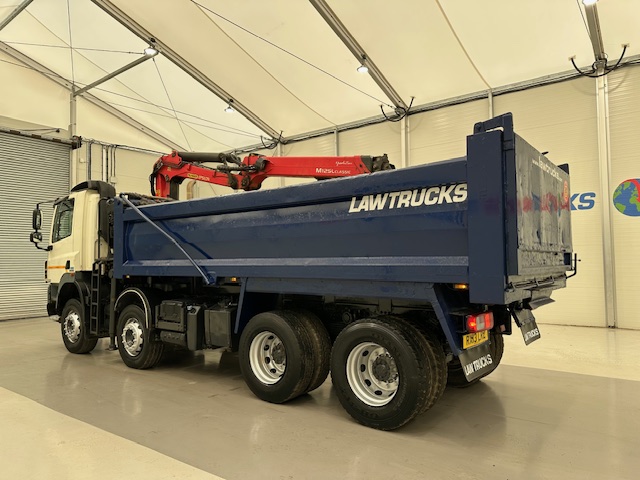 DAF CF85 410 8×4 Day Cab Steel Tipper Grab