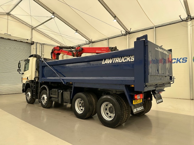 DAF CF85 410 8×4 Day Cab Steel Tipper Grab